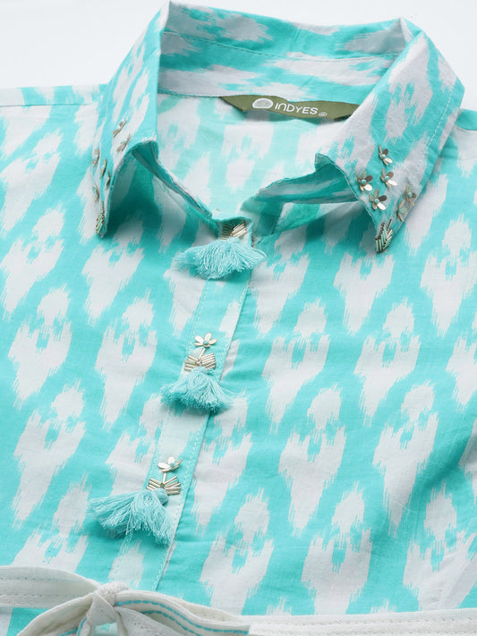 Print A-Line Dress