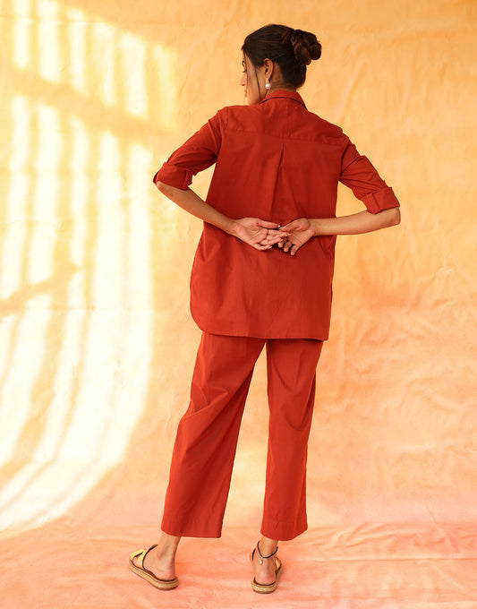 Cotton Shirt with Trouser Co-Ords